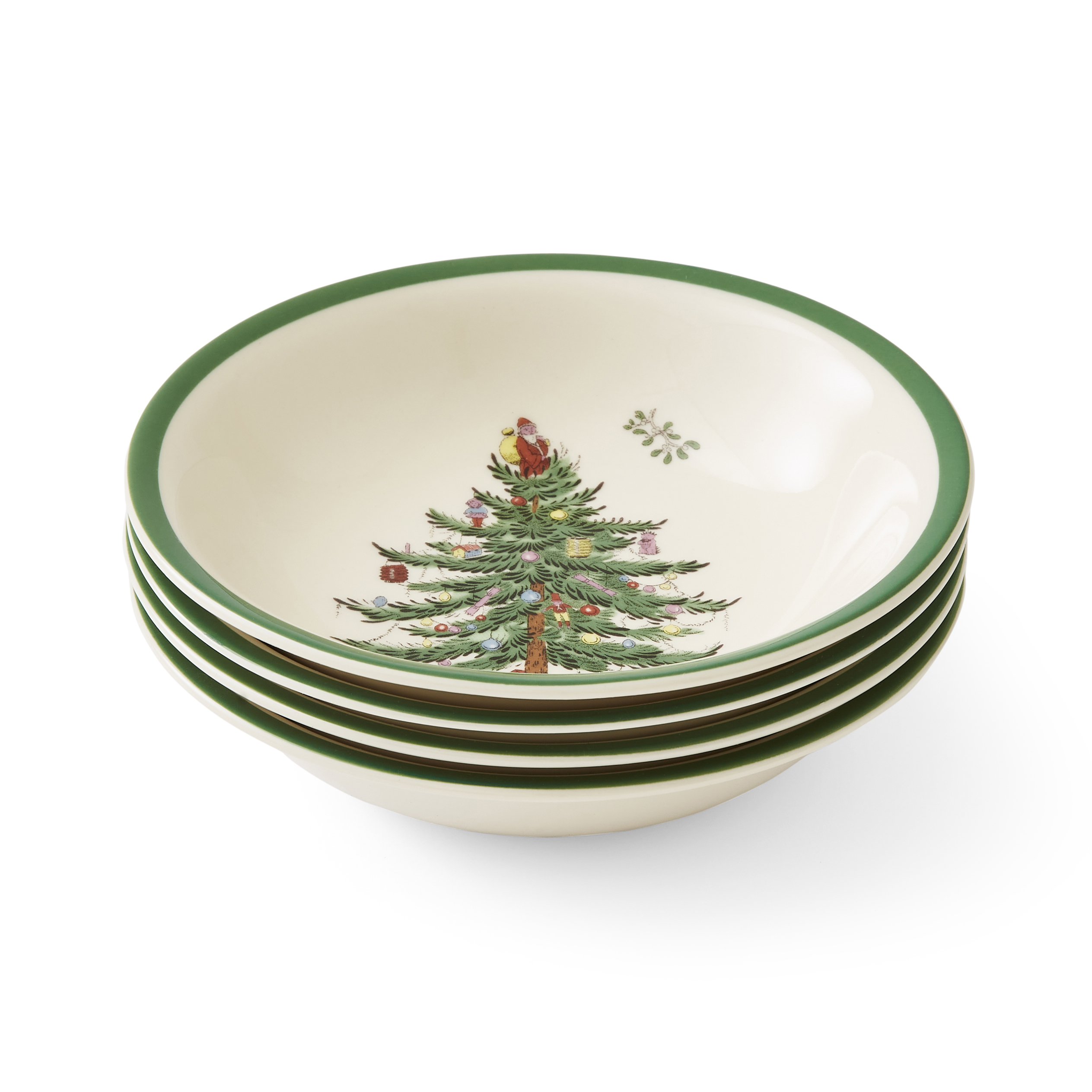 Christmas Tree Set of 4 Small Cereal Bowls image number null